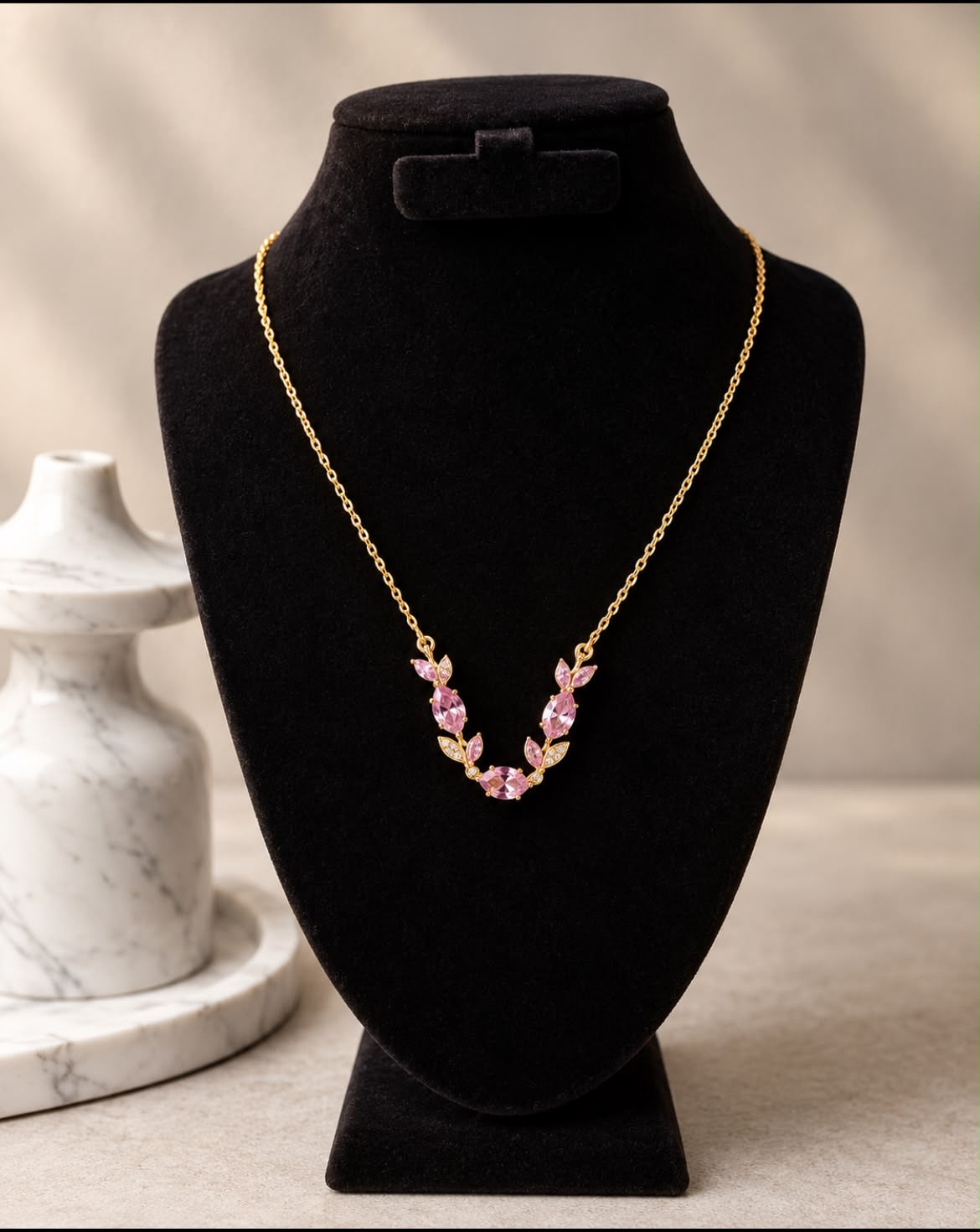 Flory Necklace - Pink