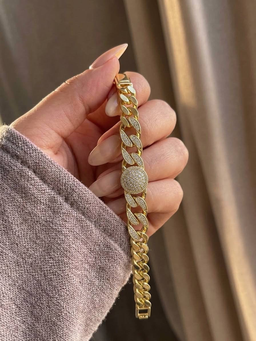 Gold plated bracelet
