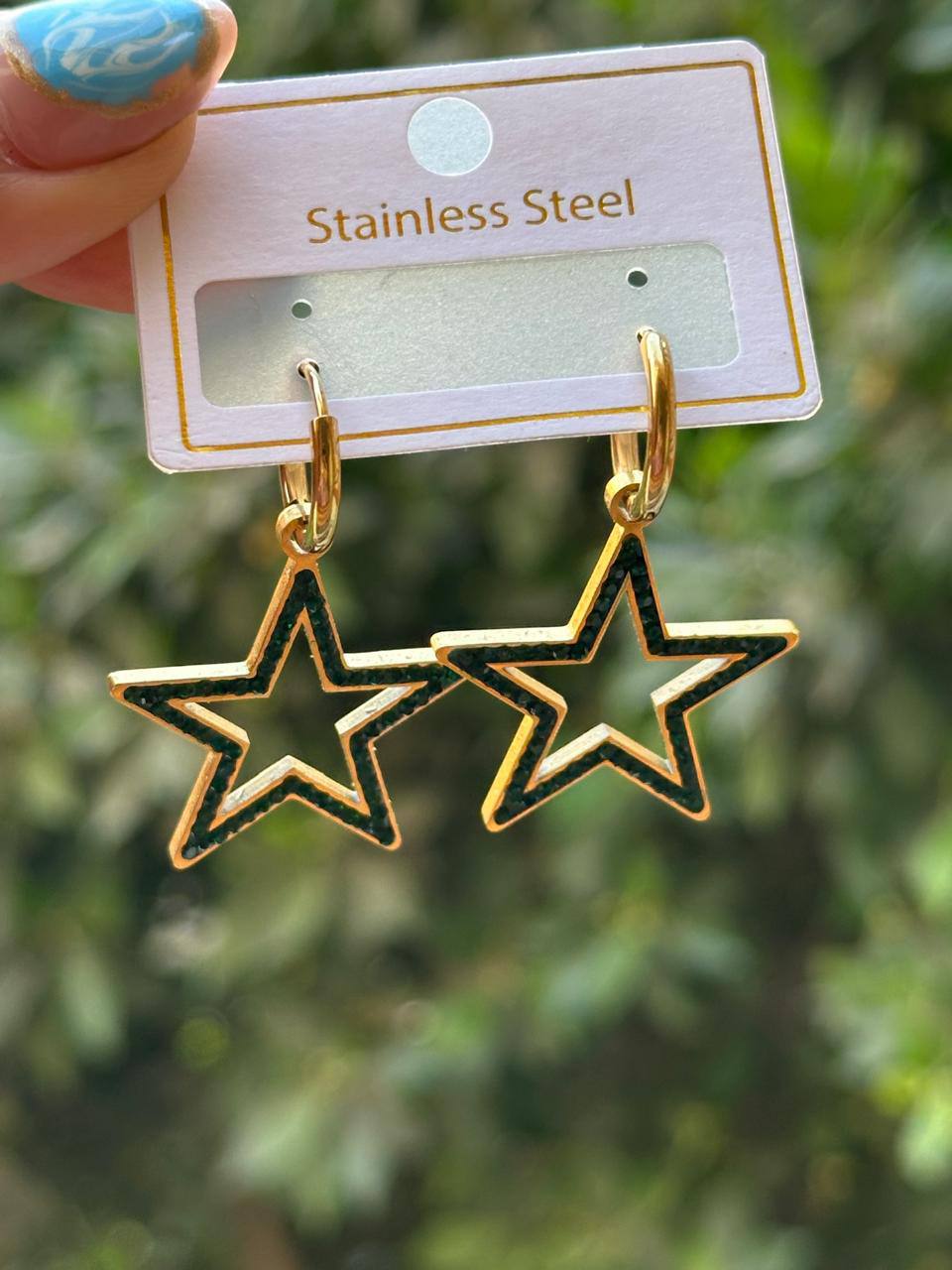 Star earrings