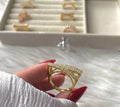 Gold plated ring