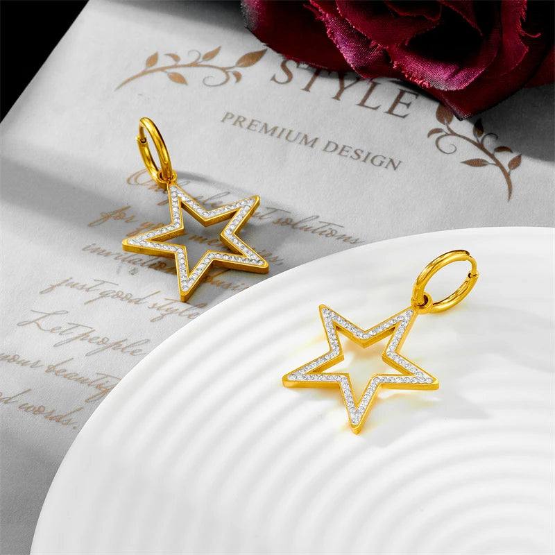 Star earrings